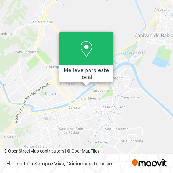Floricultura Sempre Viva mapa