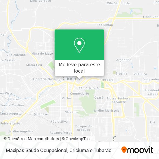 Maxipas Saúde Ocupacional mapa