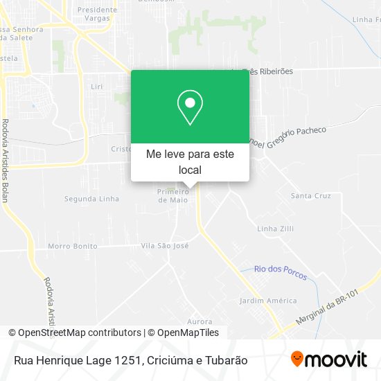 Rua Henrique Lage 1251 mapa
