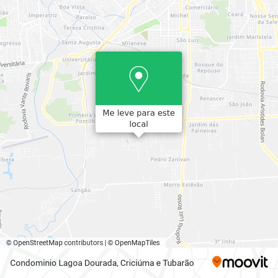 Condominio Lagoa Dourada mapa