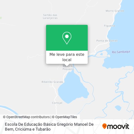 Escola De Educação Básica Gregório Manoel De Bem mapa