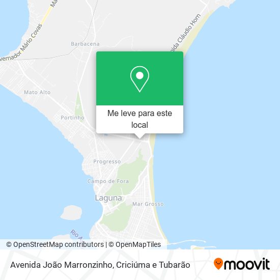 Avenida João Marronzinho mapa