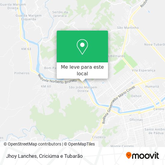 Jhoy Lanches mapa