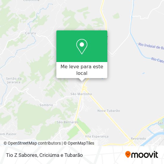 Tio Z Sabores mapa