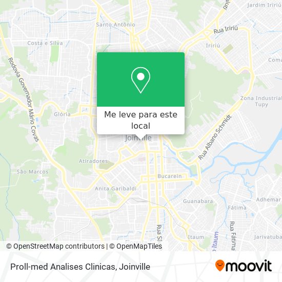 Proll-med Analises Clinicas mapa