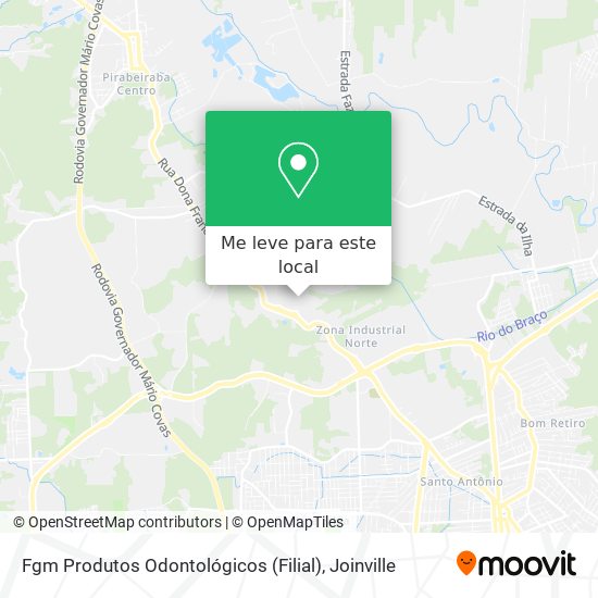 Fgm Produtos Odontológicos (Filial) mapa