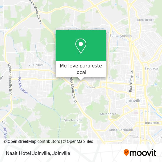 Naalt Hotel Joinville mapa