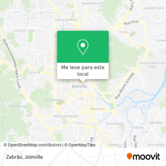 Zebrão mapa