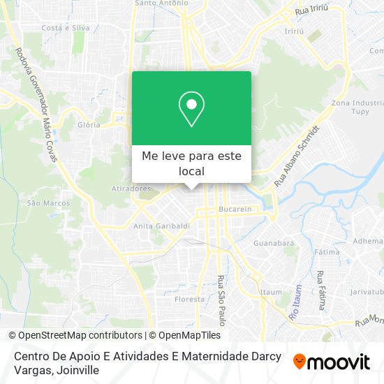 Centro De Apoio E Atividades E Maternidade Darcy Vargas mapa