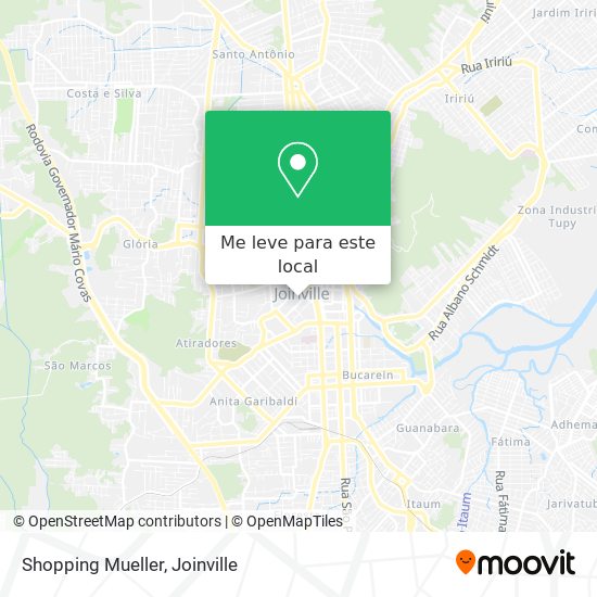 Shopping Mueller mapa