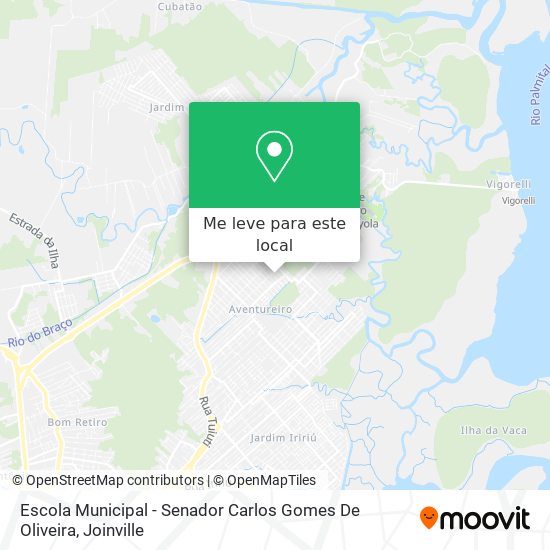 Escola Municipal - Senador Carlos Gomes De Oliveira mapa