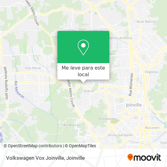 Volkswagen Vox Joinville mapa