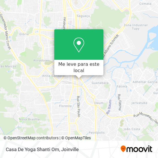 Casa De Yoga Shanti Om mapa