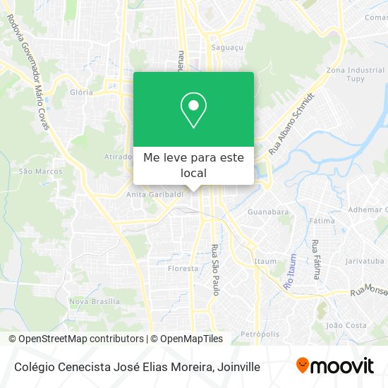 Colégio Cenecista José Elias Moreira mapa
