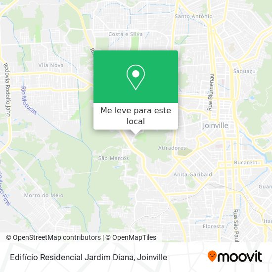 Edifício Residencial Jardim Diana mapa