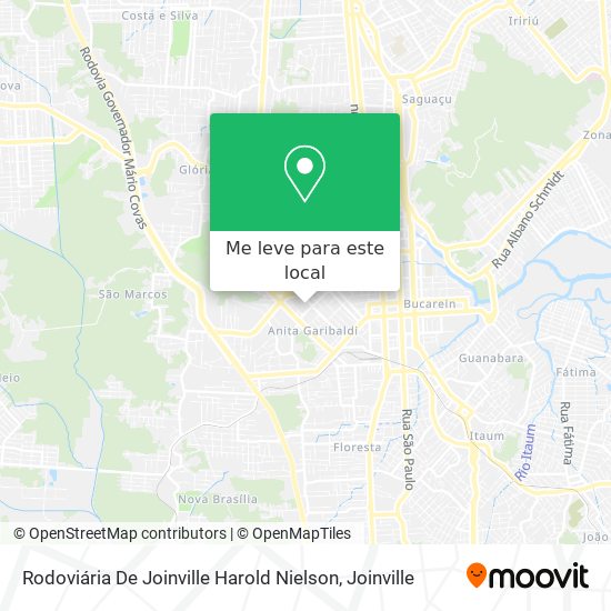 Rodoviária De Joinville Harold Nielson mapa