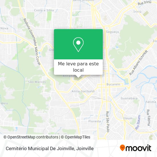 Cemitério Municipal De Joinville mapa