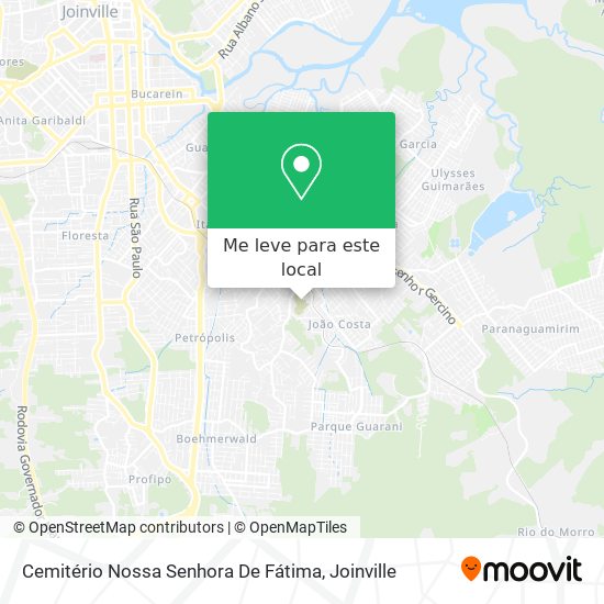 Cemitério Nossa Senhora De Fátima mapa