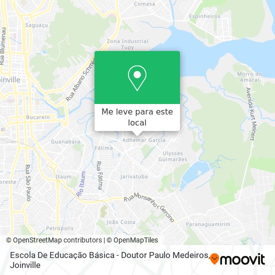 Escola De Educação Básica - Doutor Paulo Medeiros mapa