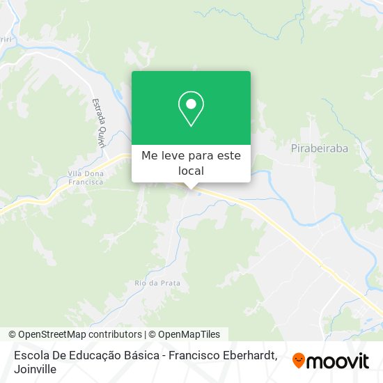 Escola De Educação Básica - Francisco Eberhardt mapa