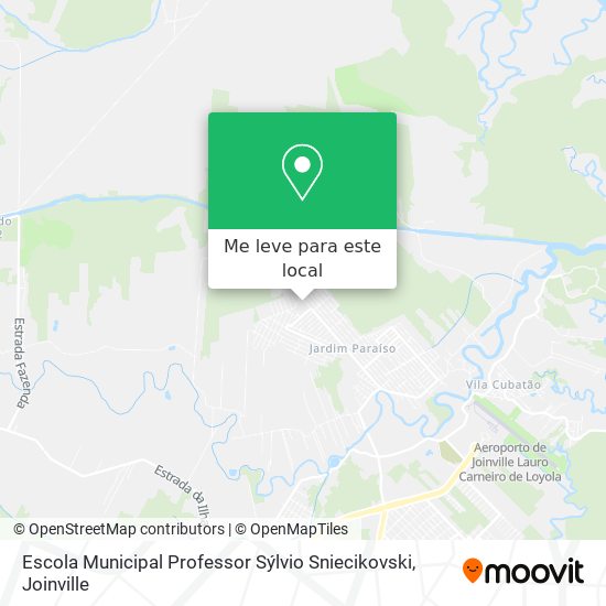 Escola Municipal Professor Sýlvio Sniecikovski mapa