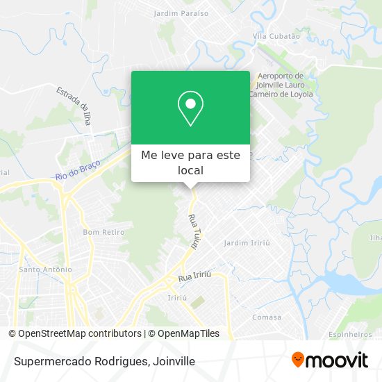 Supermercado Rodrigues mapa