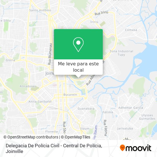 Delegacia De Polícia Civil - Central De Polícia mapa