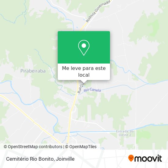 Cemitério Rio Bonito mapa