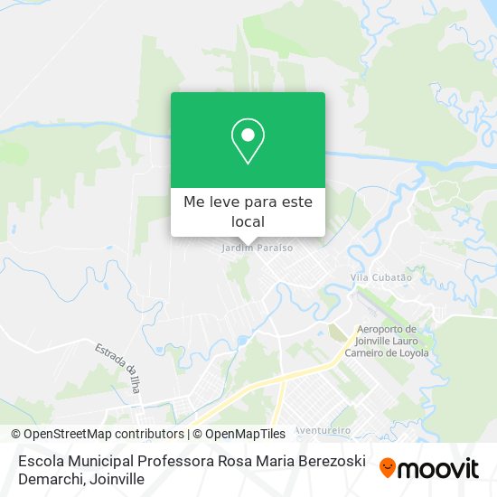 Escola Municipal Professora Rosa Maria Berezoski Demarchi mapa