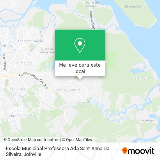 Escola Municipal Professora Ada Sant`Anna Da Silveira mapa