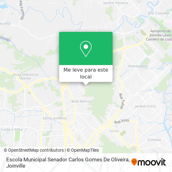 Escola Municipal Senador Carlos Gomes De Oliveira mapa
