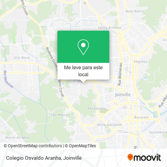 Colegio Osvaldo Aranha mapa