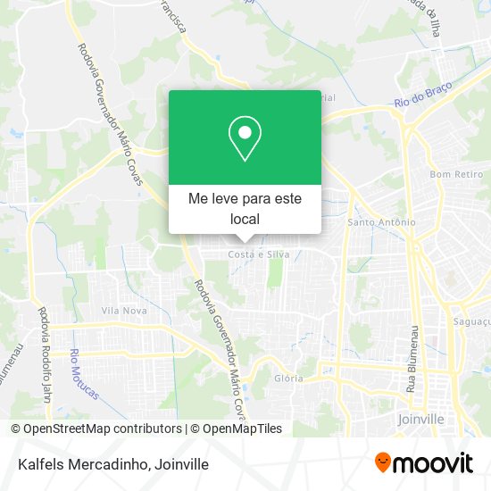 Kalfels Mercadinho mapa