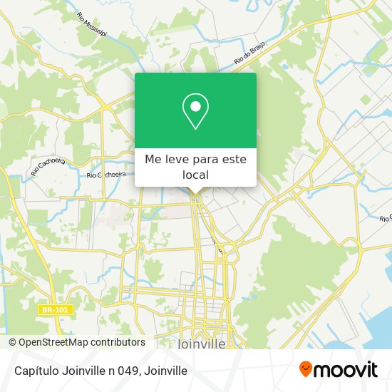 Capítulo Joinville n 049 mapa