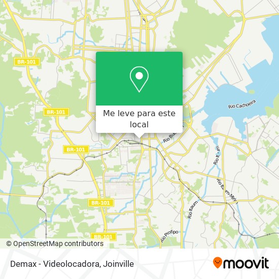 Demax - Videolocadora mapa