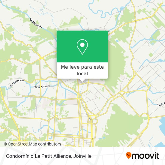 Condomínio Le Petit Allience mapa