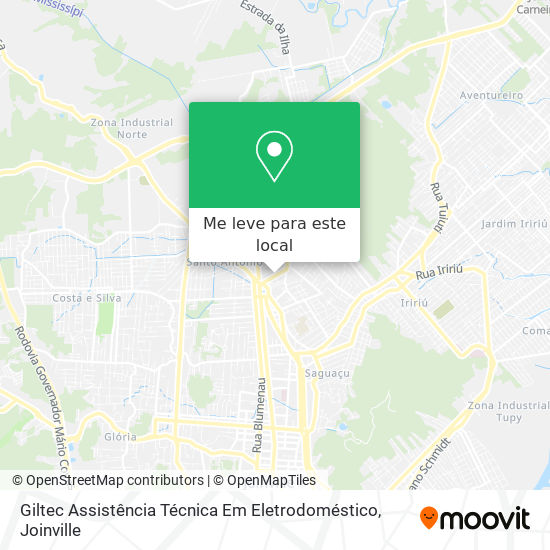 Giltec Assistência Técnica Em Eletrodoméstico mapa