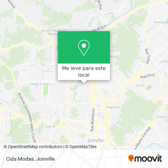 Cida Modas mapa