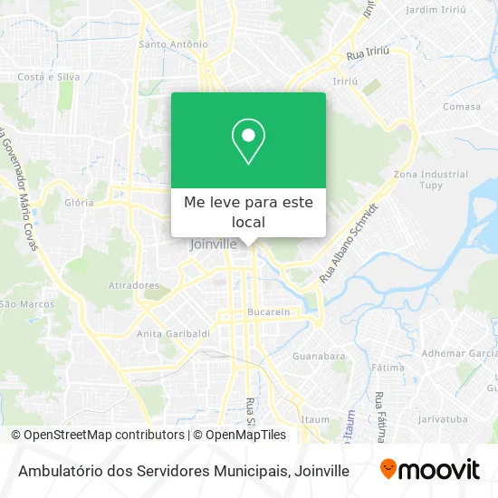 Ambulatório dos Servidores Municipais mapa