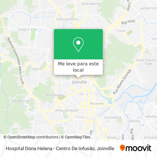 Hospital Dona Helena - Centro De Infusão mapa