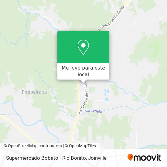 Supermercado Bobato - Rio Bonito mapa