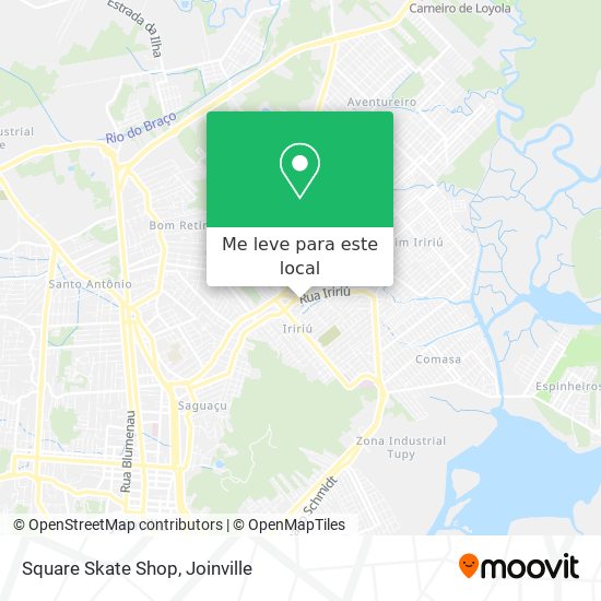 Square Skate Shop mapa