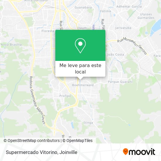 Supermercado Vitorino mapa