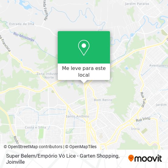 Super Belem / Empório Vó Lice - Garten Shopping mapa