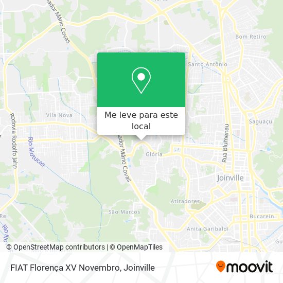 FIAT Florença XV Novembro mapa