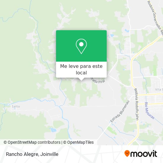 Rancho Alegre mapa