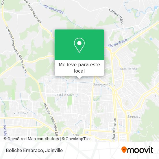 Boliche Embraco mapa
