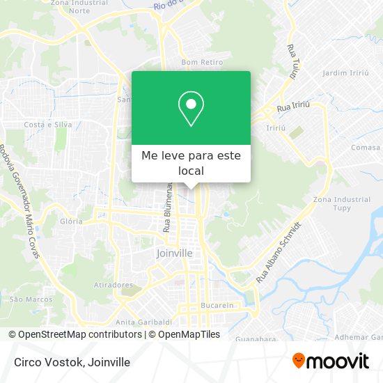 Circo Vostok mapa