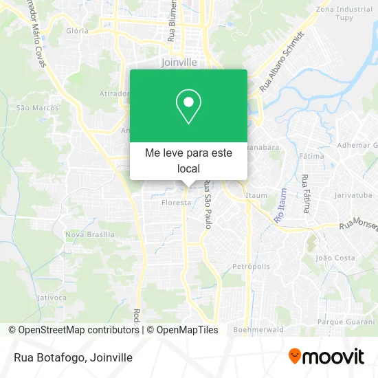 Rua Botafogo mapa