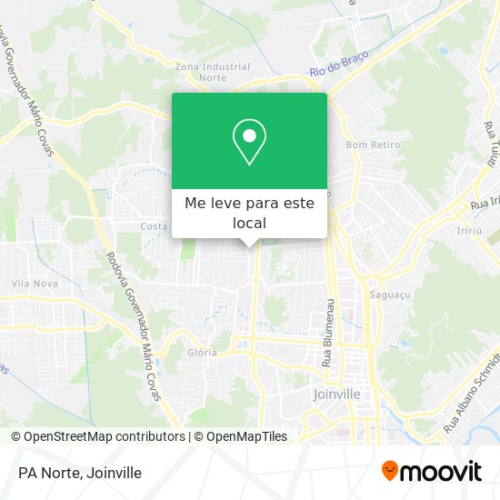 PA Norte mapa